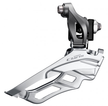 SCHIMBATOR FATA SHIMANO CLARIS FD-R2030 TRIPLU PT. 8 VIT. PE SPATE BRAZED-ON AMBALAT IND.