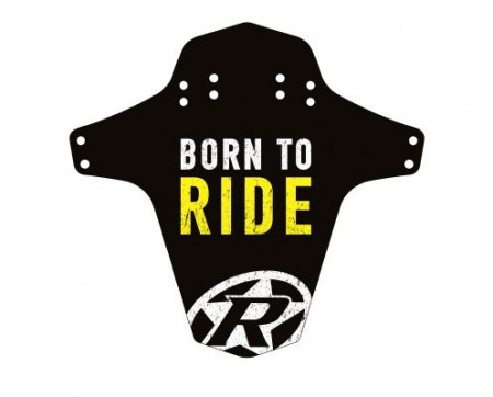 Aparatoare Reverse Born to Ride negru/alb/galben