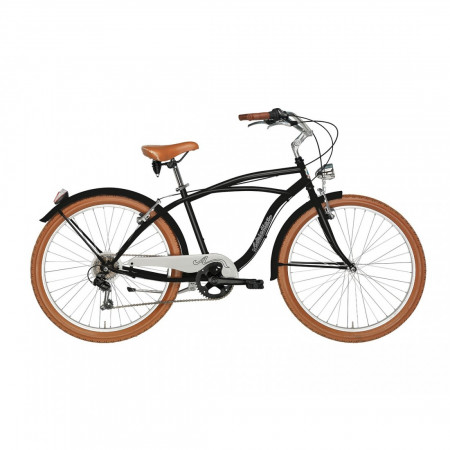Bicicleta Adriatica Cruiser Man 26 6V Neagra 45 cm