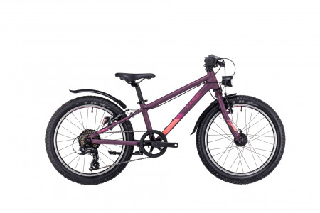 BICICLETA COPII CUBE ACID 200 ALLROAD Purple Orange 2023 roti 20"