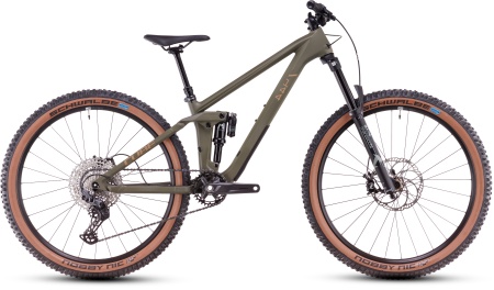 BICICLETA CUBE STEREO ONE44 HPC ROOKIE DUSTYOLIVE GOLD 2025 XS