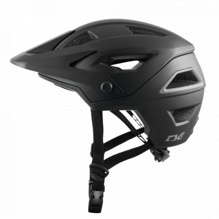 Casca TSG Chatter Solid Color - Satin Black L/XL
