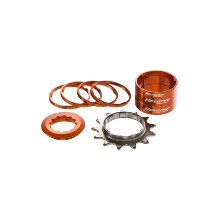 Kit single speed Reverse 13T orange