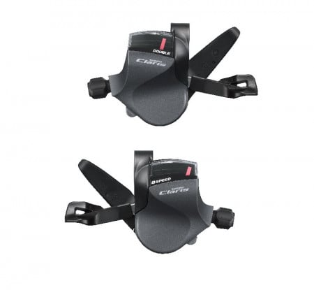 MANETE DE SCHIMBATOR SHIMANO SORA SL-R2000 2X8 VIT. RAPIDFIRE PLUS PT. SOSEA PT. GHIDON DE SOSEA DREPT CU OGD CABLU 2050X1800MM CAMASA SP41 600X600X300MM BLACK AMBALAT IND.