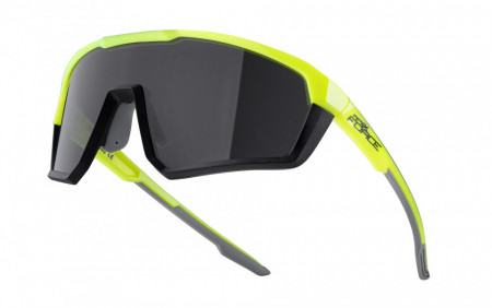Ochelari Force Apex, lentila negru contrast, fluo/negru