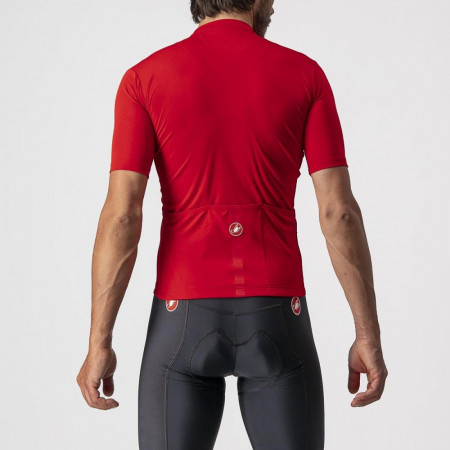 Tricou cu maneca scurta Castelli Classifica pentru barbati rosu XXL