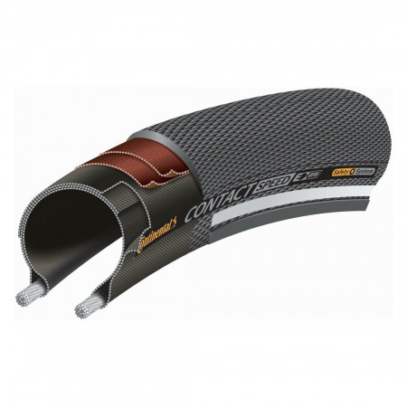 Anvelopa Continental Contact Speed Reflex 37-622 (28 x 1 3/8 x 1 5/8) negru/negru