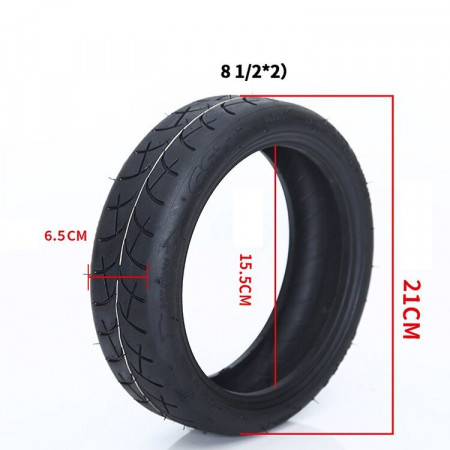 Anvelopa Trotineta CST 8 1/2x2 (50/75-6.1) Negru C-9361 4PR