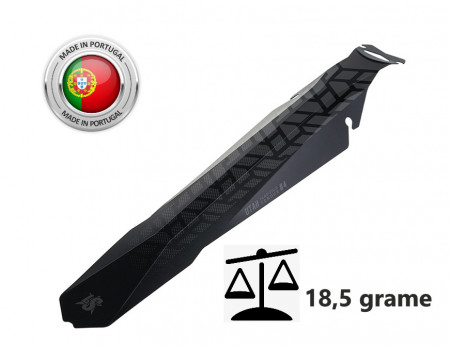 Aparatoare Noroi Spate LASALLE SPORTS UTAH#4 Negru Matt 106x368 mm