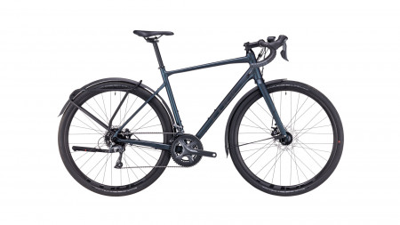 BICICLETA CUBE NUROAD FE Deepblue Metalgrey 2023