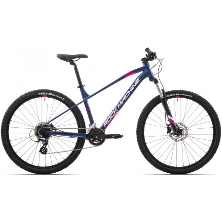 Bicicleta Rock Machine Catherine 70-27 27.5 Gloss Metallic Navy/Silver/Pink 17.0 - (M)