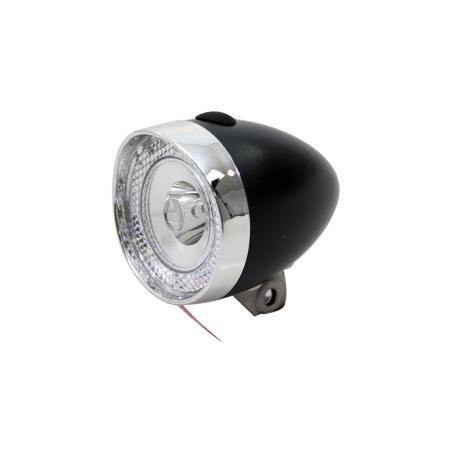 Far fata Union UN-4955 negru cu baterii 1 led AM