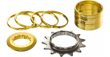 Kit single speed Reverse 13T auriu