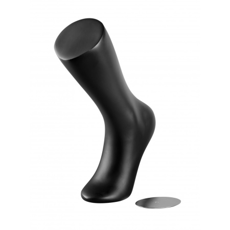 Picior manechin Force 38cm negru mat