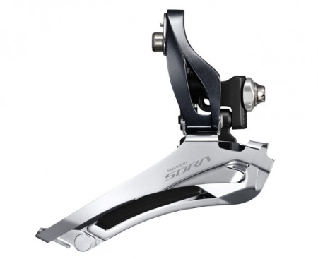 SCHIMBATOR FATA SHIMANO SORA FD-R3000 DUBLU PT. 9 VIT. PE SPATE BRAZED-ON AMBALAT IND.