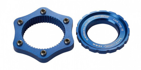 Adaptor centerlock Reverse albastru