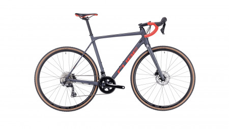 BICICLETA CUBE CROSS RACE PRO Grey Red 2023