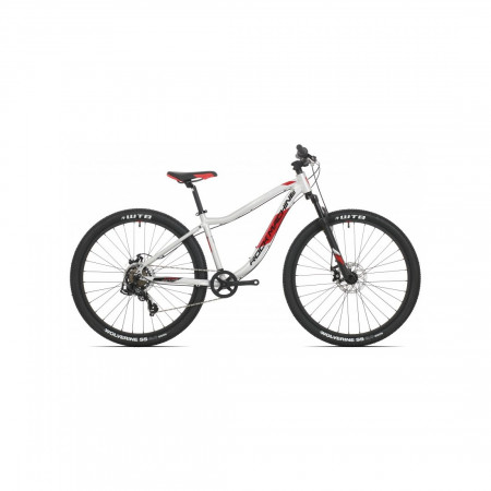 Bicicleta Rock Machine Storm 27 MD 27.5 Gloss Silver/Black/Red 15 - (S)