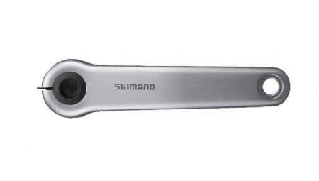 BRAT PEDALIER SET SHIMANO STEPS FC-E6100 175MM FARA FOAIE INCL. SURUBURI DE FIXARE COMPATIBIL CHAINCASE NEGRU AMBALAT IND.