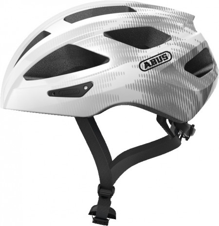 Casca ABUS Macator white silver M (52-58 cm)