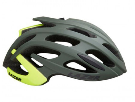 CASCA LAZER BLADE+MIPS CE-CPSC/ MATTE DARK GREEN F-YELLOW L (21)