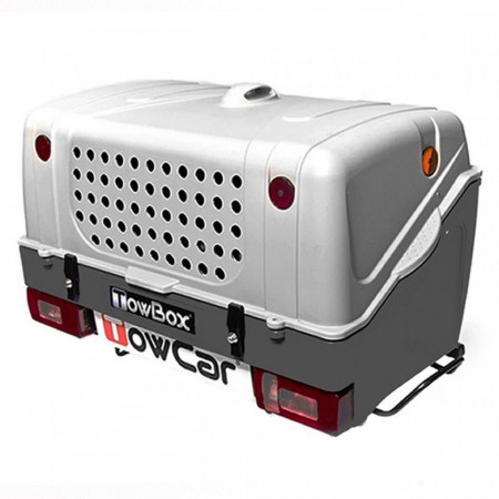 Cutie portbagaj pe carligul de remorcare Towbox V1 DOG Gri