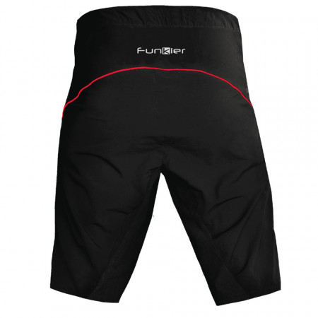 Pantaloni scurti FUNKIER Lucca Pro Men - Black/Red 2XL