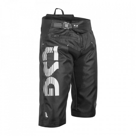 Pantaloni scurti TSG Trailz youth - Black/Grey 12 ani
