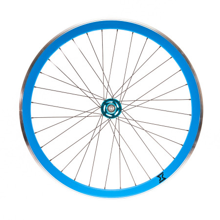 Roata Fata Single Speed/Fixie SXT 700-32H 40 mm Albastru