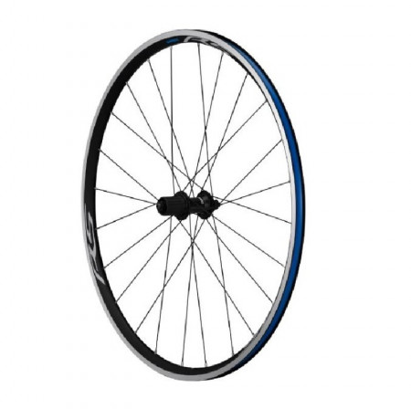 ROTI SHIMANO WH-RS100 FATA & SPATE 20H/24H PT. 10/11 VIT. OLD 100/130MM JANTA CLINCHER NEGRU (CU BANDA) QR 163MM NEGRU AMBALAT IND.