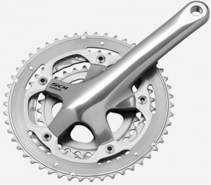 ANGRENAJ PEDALIER SHIMANO 105 FC-5603 50X39X30T BRAT 175MM PT. 10 VIT. PE SPATE HOLLOWTECH 2 INCL. BUTUC PEDALIER BSA FARA TL-FC16 & FC32 VRAC
