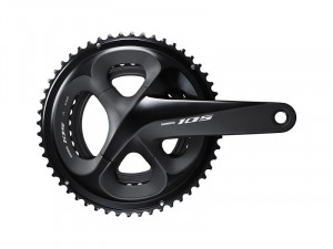 ANGRENAJ PEDALIER SHIMANO 105 FC-R7000 52X36T BRAT 175MM PT. 11 VIT. PE SPATE HOLLOWTECH 2 FARA BUTUC PEDALIER NEGRU AMBALAT IND.
