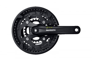 ANGRENAJ PEDALIER SHIMANO ALIVIO FC-T4010 44X32X22T BRAT 170MM PT. 9 VIT. PE SPATE OCTALINK CG COMPATIBIL CHAINCASE SHIMANO LOGO NEGRU AMBALAT IND.