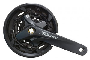 ANGRENAJ PEDALIER SHIMANO ALTUS FC-M2000 40X30X22T BRAT 175MM PT. 9 VIT. PE SPATE CG SURUBURI DE FIXARE INCOMPATIBIL CHAINCASE AMBALAT IND.