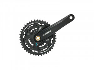 ANGRENAJ PEDALIER SHIMANO ALTUS FC-M311-L 42X32X22T BRAT BRAT 175MM PT. 7/8 VIT. PE SPATE PT. LANT HG FARA CG COMPATIBIL CHAINCASE NEGRU AMBALAT IND.