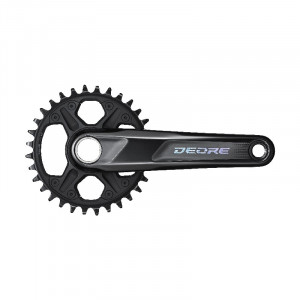 ANGRENAJ PEDALIER SHIMANO DEORE FC-M6100-1 PT. 12-VIT. 2-PCS FC 165MM 32T FARA CG FARA BB PARTS PT. CHAIN LINE 52MM AMBALAT IND.