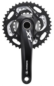 ANGRENAJ PEDALIER SHIMANO DEORE XT FC-M782-L 40X30X22T BRAT 180MM PT. 10 VIT. PE SPATE HOLLOWTECH 2 INCL. BUTUC PEDALIER NEGRU AMBALAT IND.