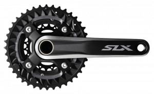 ANGRENAJ PEDALIER SHIMANO SLX FC-M7000-10-3 40X30X22T BRAT 170MM PT. 10 VIT. PE SPATE HOLLOWTECH 2 FARA BUTUC PEDALIER PT. CHAINLINE 50MM AMBALAT IND.