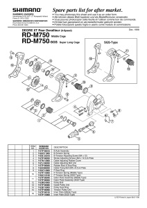 ANSAMBLU B-AXLE SHIMANO RD-M750 - Img 2