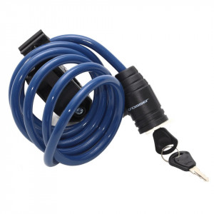 Antifurt Cablu CROSSER CL-369 10mm/180cm - Blue