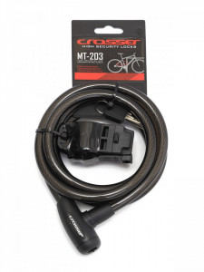 Antifurt Cablu CROSSER MT 203 12mm/90cm - Black - Img 2