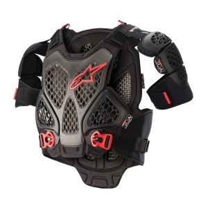 Armura Alpinestars A-6 Chest Protector Negru/Rosu M/L