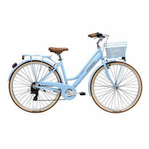 Bicicleta Adriatica Retro Lady 28 Albastru Deschis 450mm