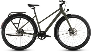 BICICLETA CUBE EDITOR ONE FE TRAPEZE REEDGREEN BLACK 2026 54 cm