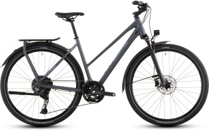 BICICLETA CUBE KATHMANDU EXC TRAPEZE METALLICGREY CHROME 2026 50 cm