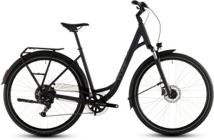 BICICLETA CUBE TOURING ONE EASY ENTRY NIGHT CHROME 2026 50 cm