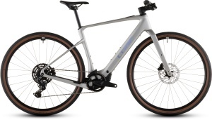 BICICLETA ELECTRICA CUBE NULANE HYBRID C:62 RACE 400X SLEEKGREY PRISM 2026 XL