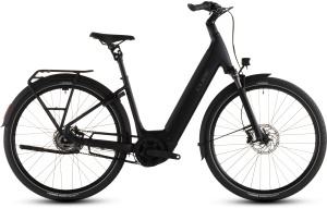 BICICLETA ELECTRICA CUBE SUPREME RT HYBRID DELUXE EX 600 EASY ENTRY BLACK CHROME 2026 54 cm