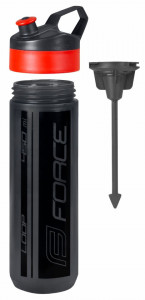 Bidon Force Loop 0.45L Negru-transparent/rosu - Img 3