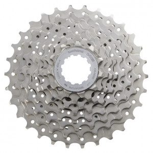 BLOC DE PINIOANE PE CASETA SHIMANO CS-HG50 8 VIT. 11-13-15-17-19-21-24-28T(BF) NI-PLATED AMBALAT IND.